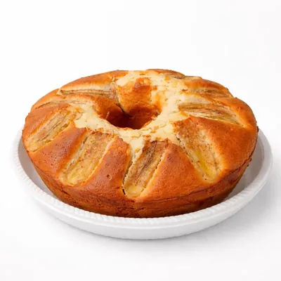Bolo de Banana com Canela