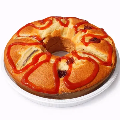 Bolo de Banana com Goiabada