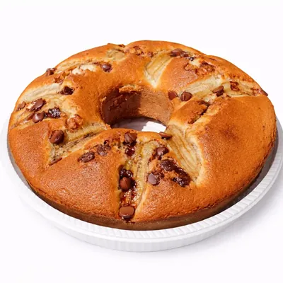 Bolo de Banana com Gotas
