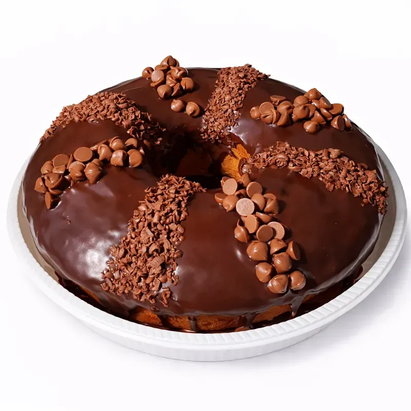 Bolo de Cenoura com Gotas