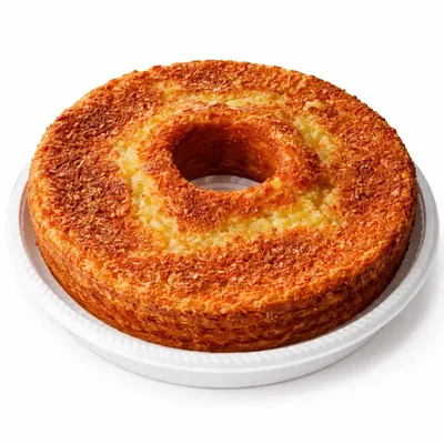 Bolo de Fubá Cremoso com Parmesão