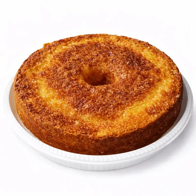 Bolo de Fubá com Laranja