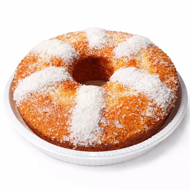 Bolo de Fubá com Leite de Coco