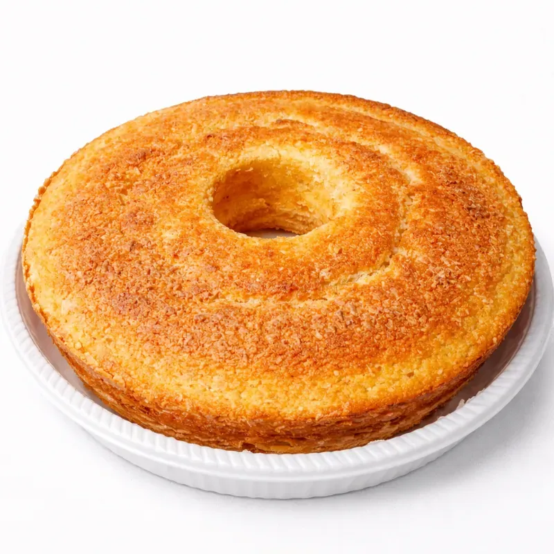 Bolo de Mandioca com Coco
